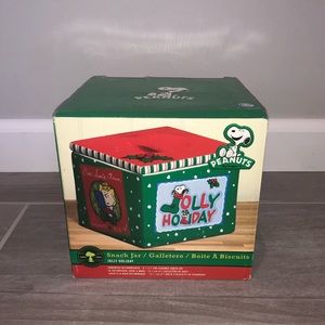 Peanuts Holiday Snack Jar